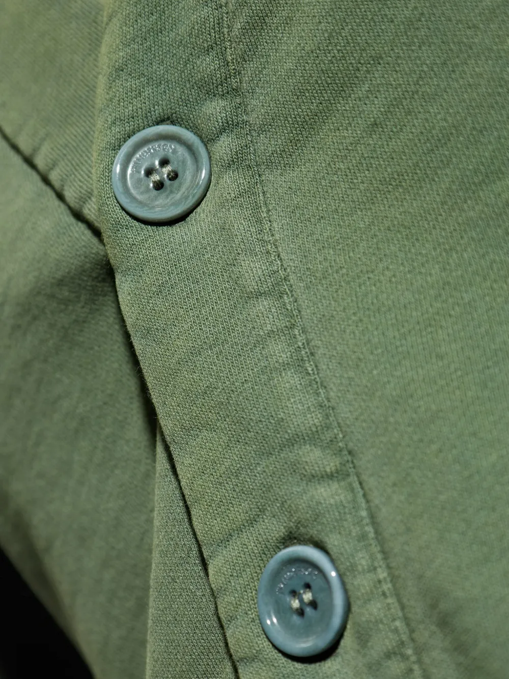JW Anderson buttoned cotton jacket Groen