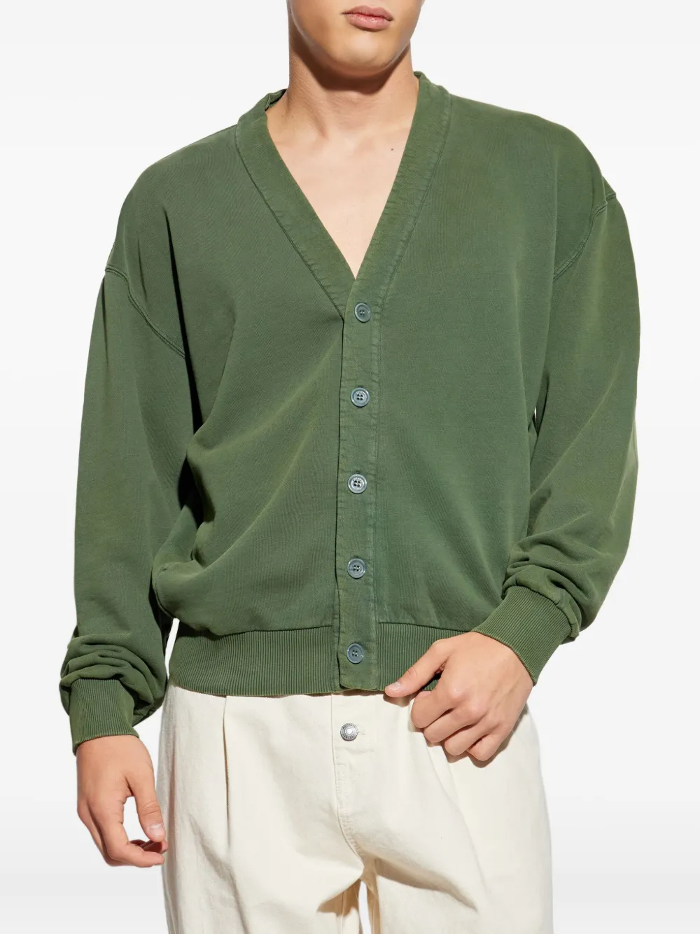 JW Anderson buttoned cotton jacket Groen