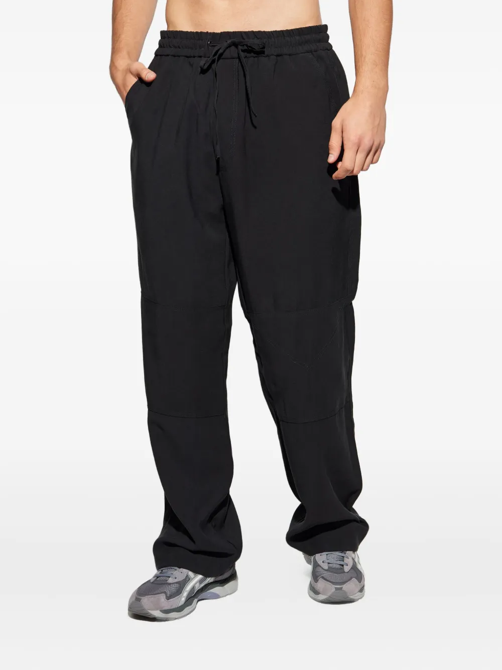 Iceberg elasticated-waist trousers Zwart