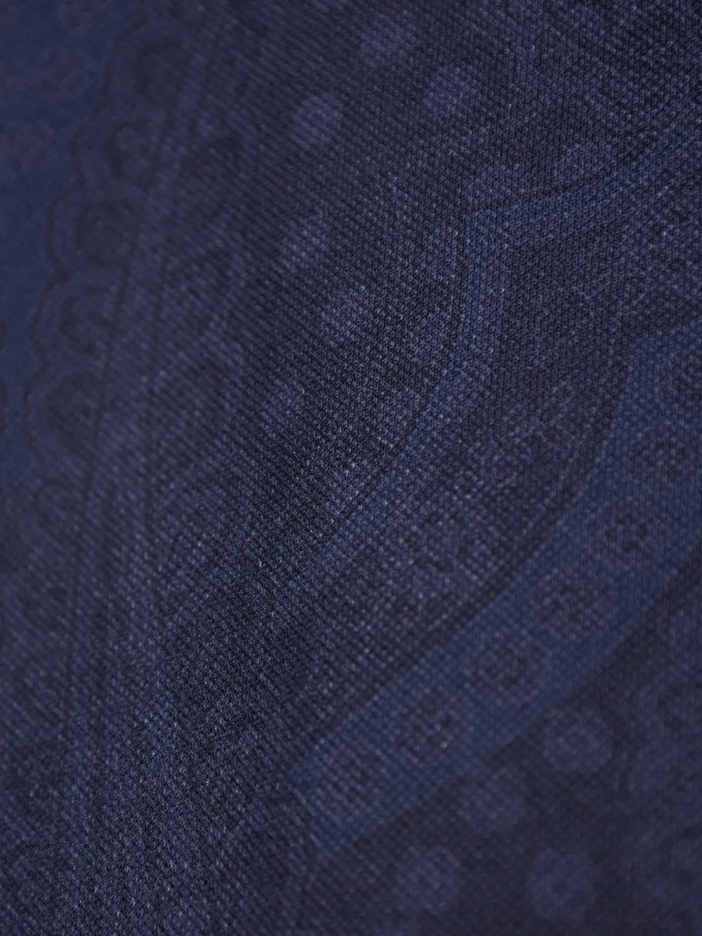 ETRO Poloshirt met paisley-print Blauw