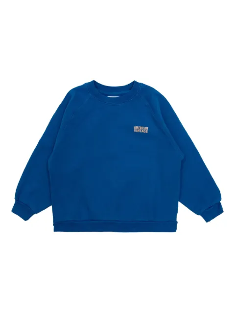 American Vintage Kids logo-print sweatshirt