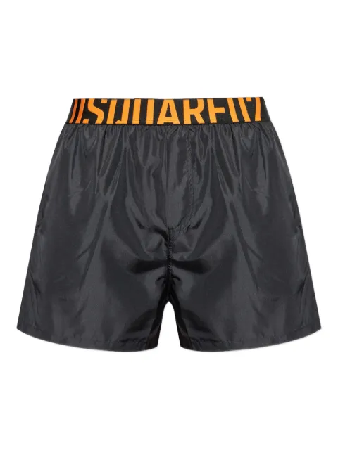 DSQUARED2 logo-band side-pocket swim shorts