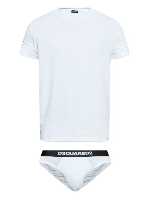 DSQUARED2 logo-print briefs