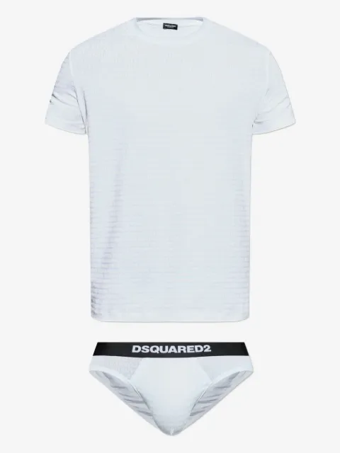 DSQUARED2 logo-print briefs