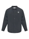 American Vintage Zotcity snap-fastening logo-patch jacket - Black