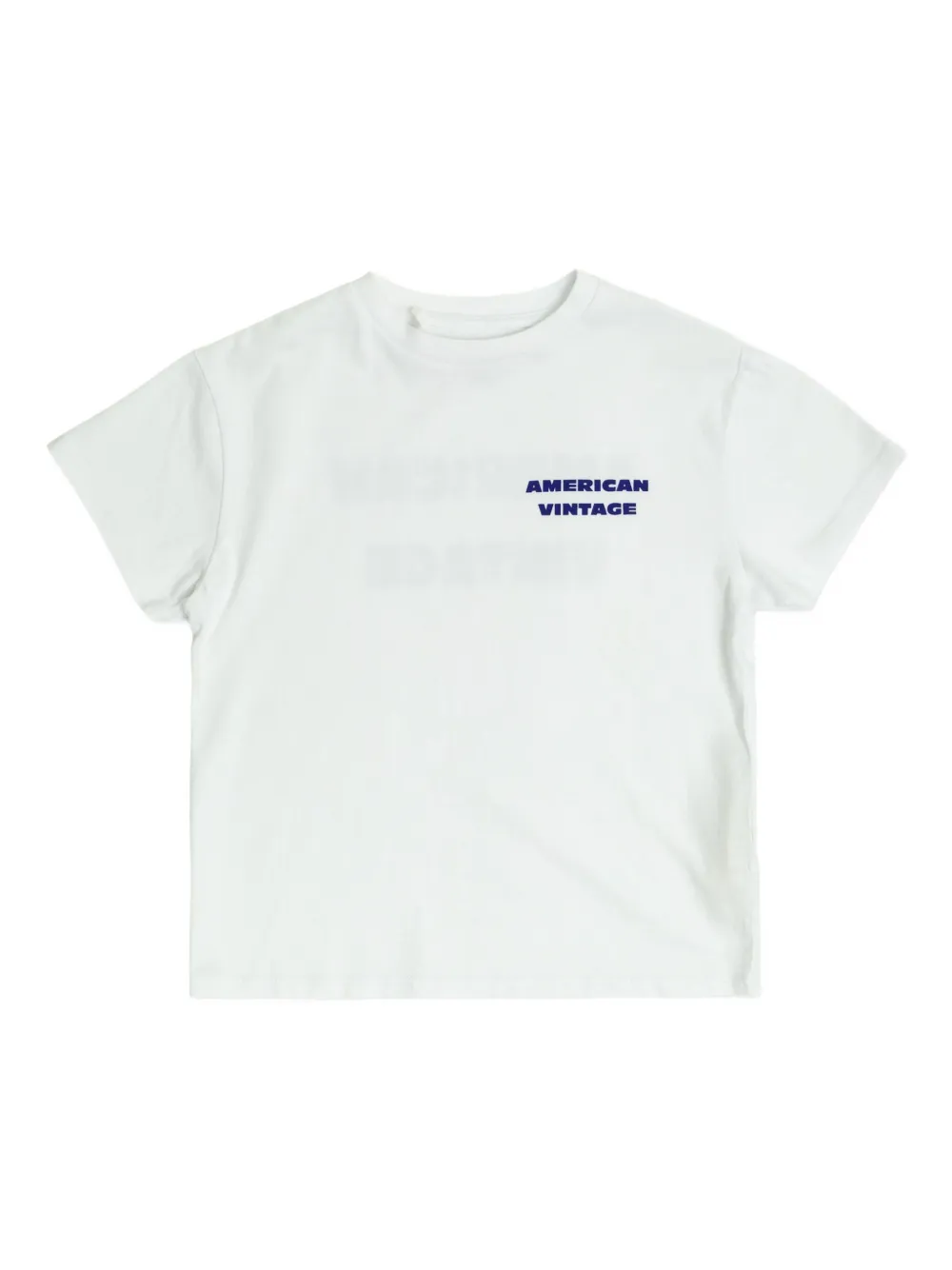 American Vintage Kids' Logo-print T-shirt In White