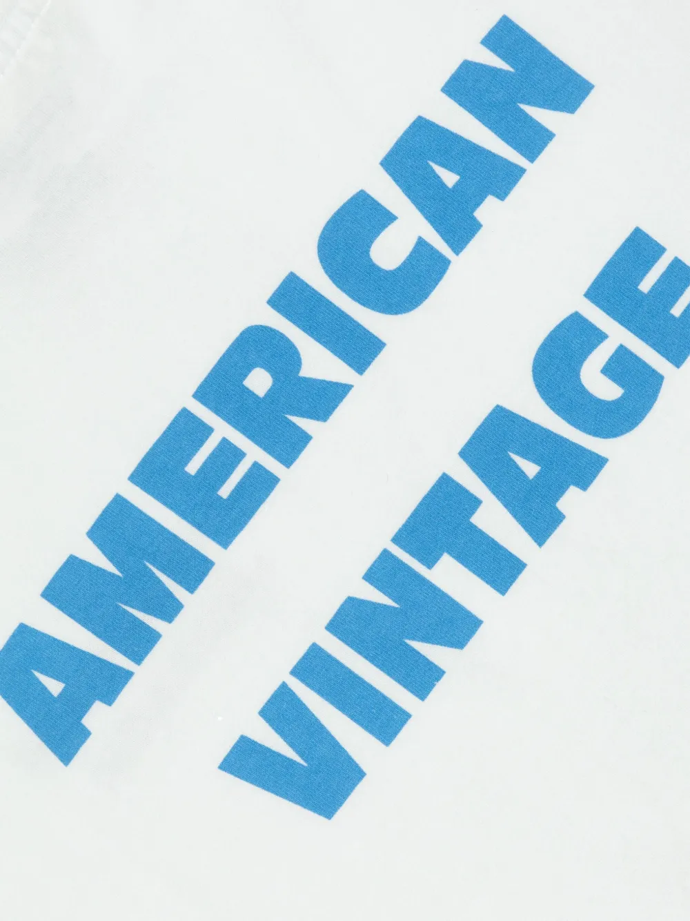 American Vintage Kids logo-print T-shirt Wit