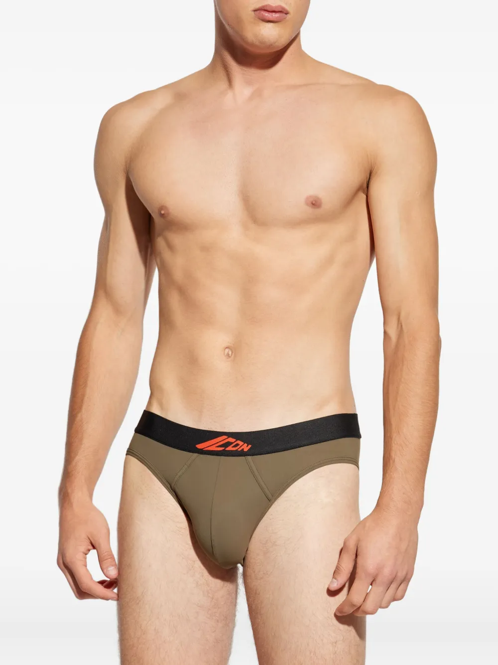 DSQUARED2 logo-detail briefs Groen