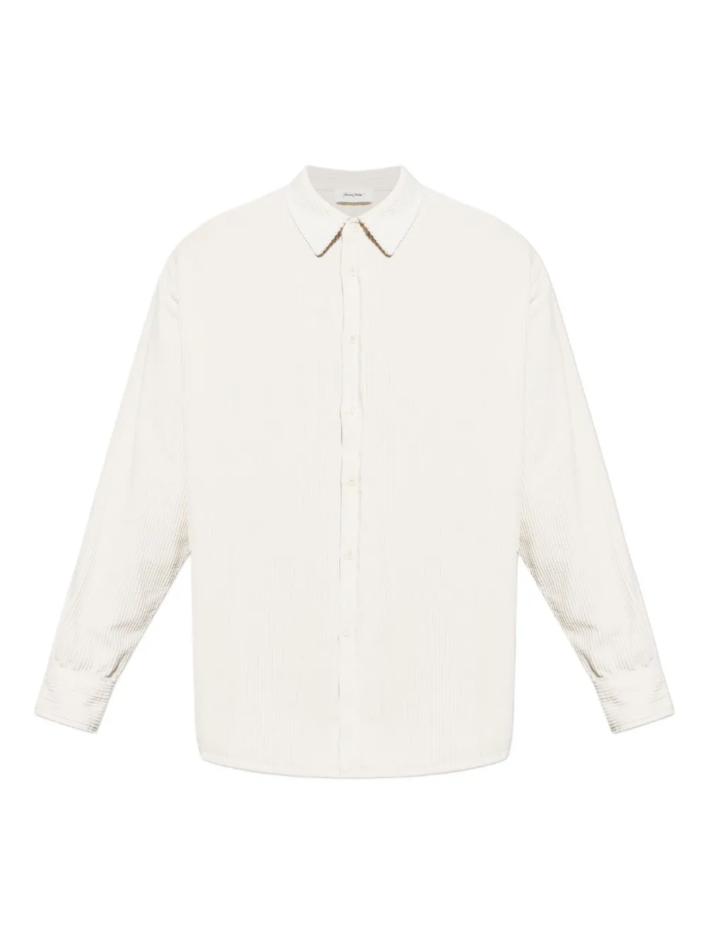 corduroy long-sleeve shirt