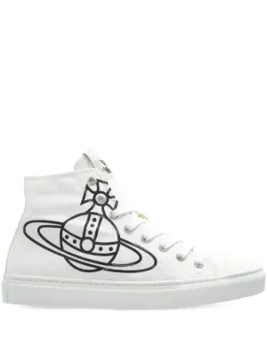 Vivienne Westwood ハイトップスニーカー ヴィヴィアンウエストウッド オーブキャンバスハイトップ