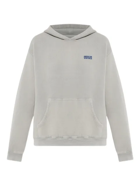 American Vintage Izubird logo-printed hoodie