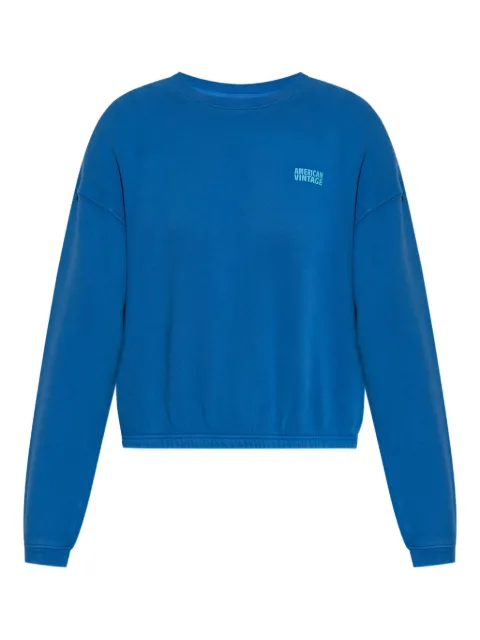 American Vintage logo-embroidered sweatshirt