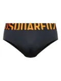 DSQUARED2 logo-band swimming trunks - Black