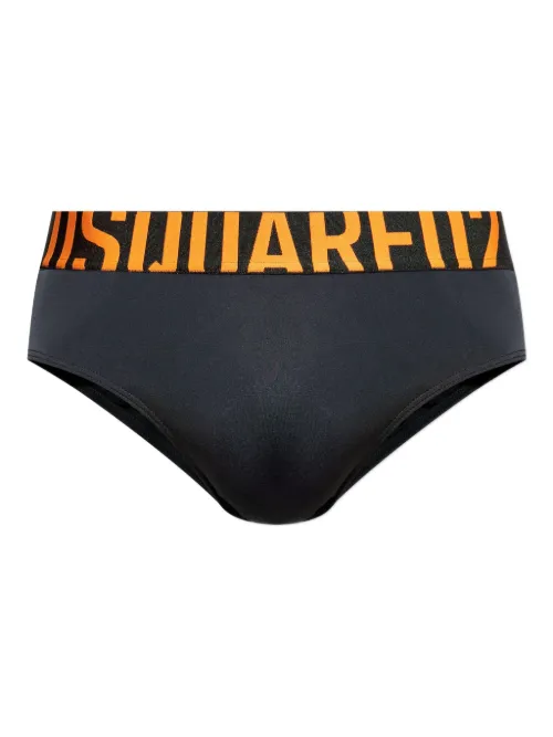 Short de bain à bande logo - DSQUARED2 - Modalova