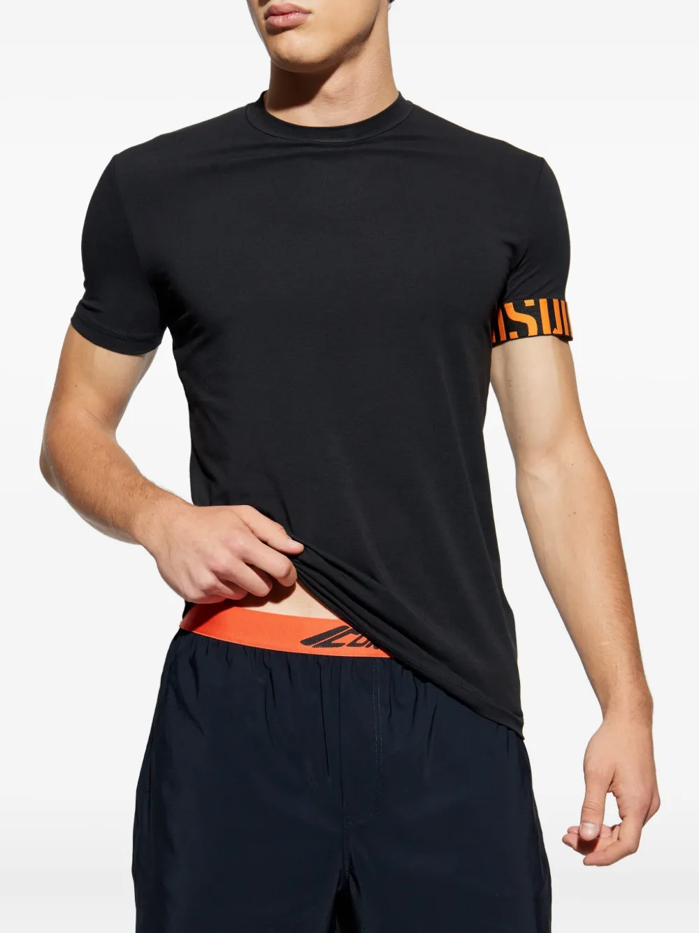 DSQUARED2 logo-detail T-shirt Zwart