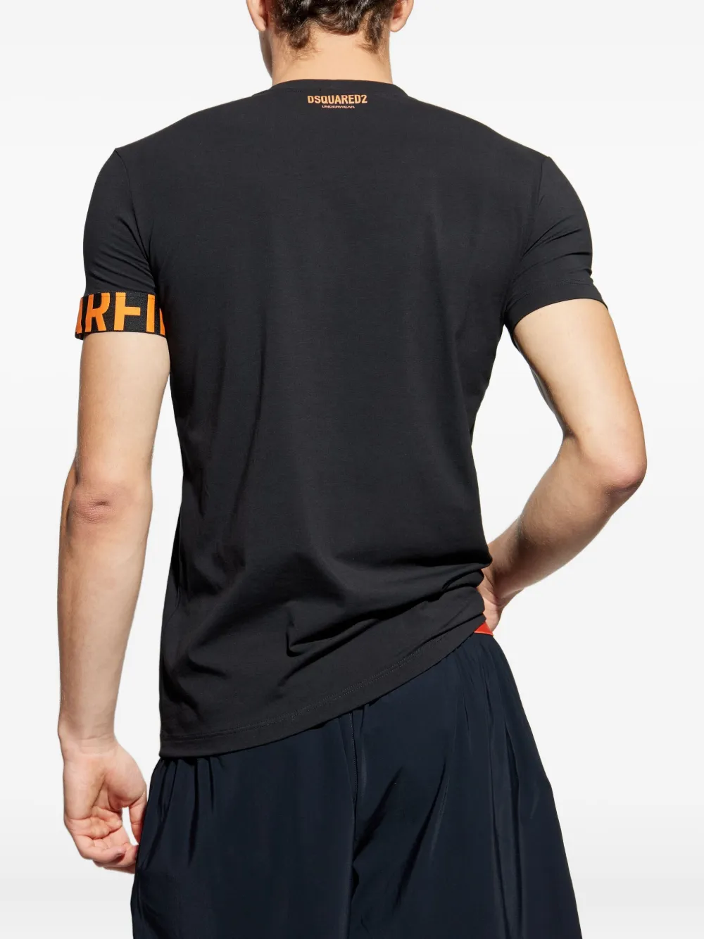 DSQUARED2 logo-detail T-shirt Zwart