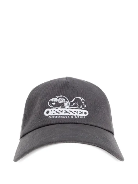 Iceberg embroidered-dog baseball cap