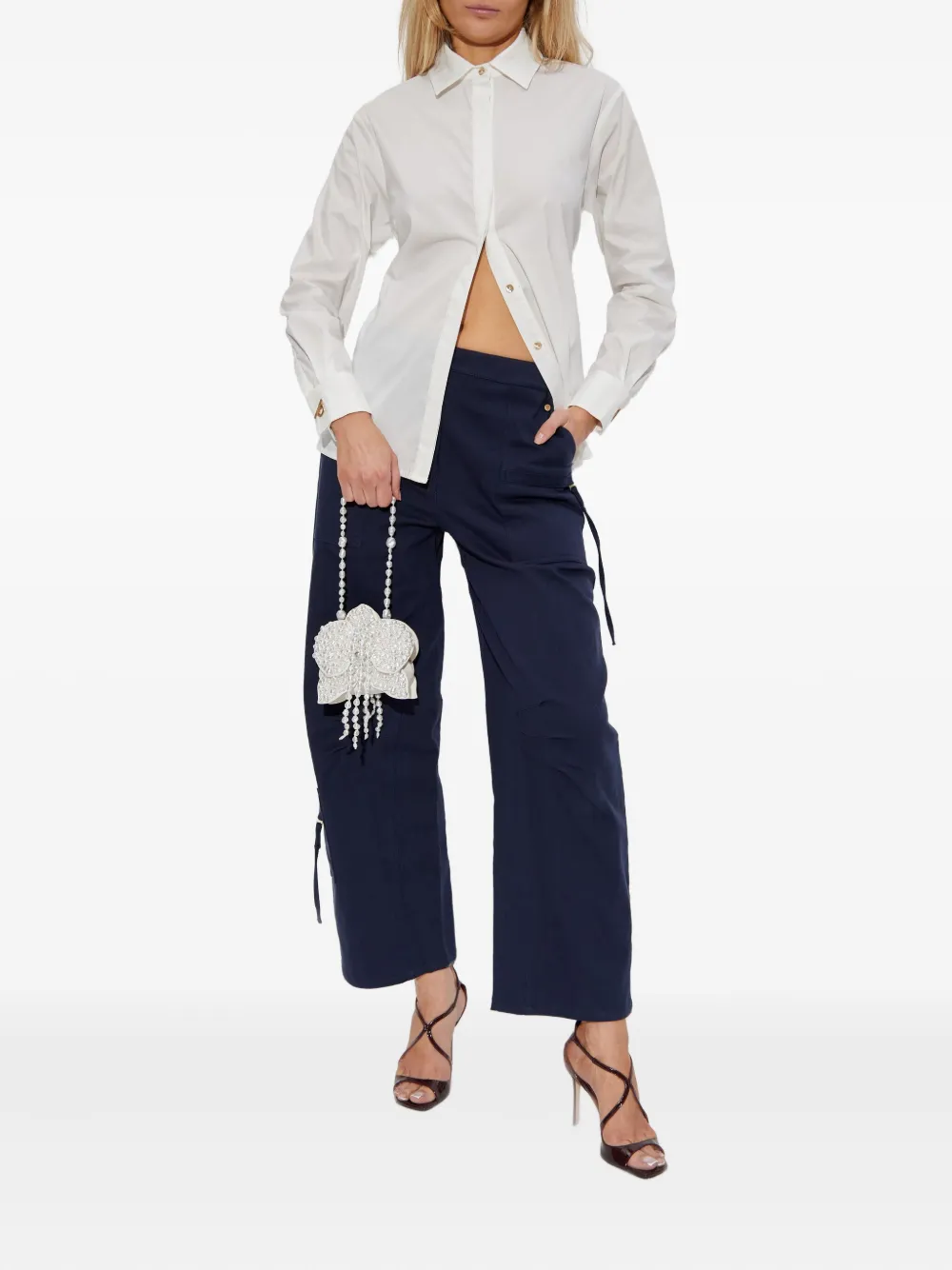 Cult Gaia open-back shirt - Wit