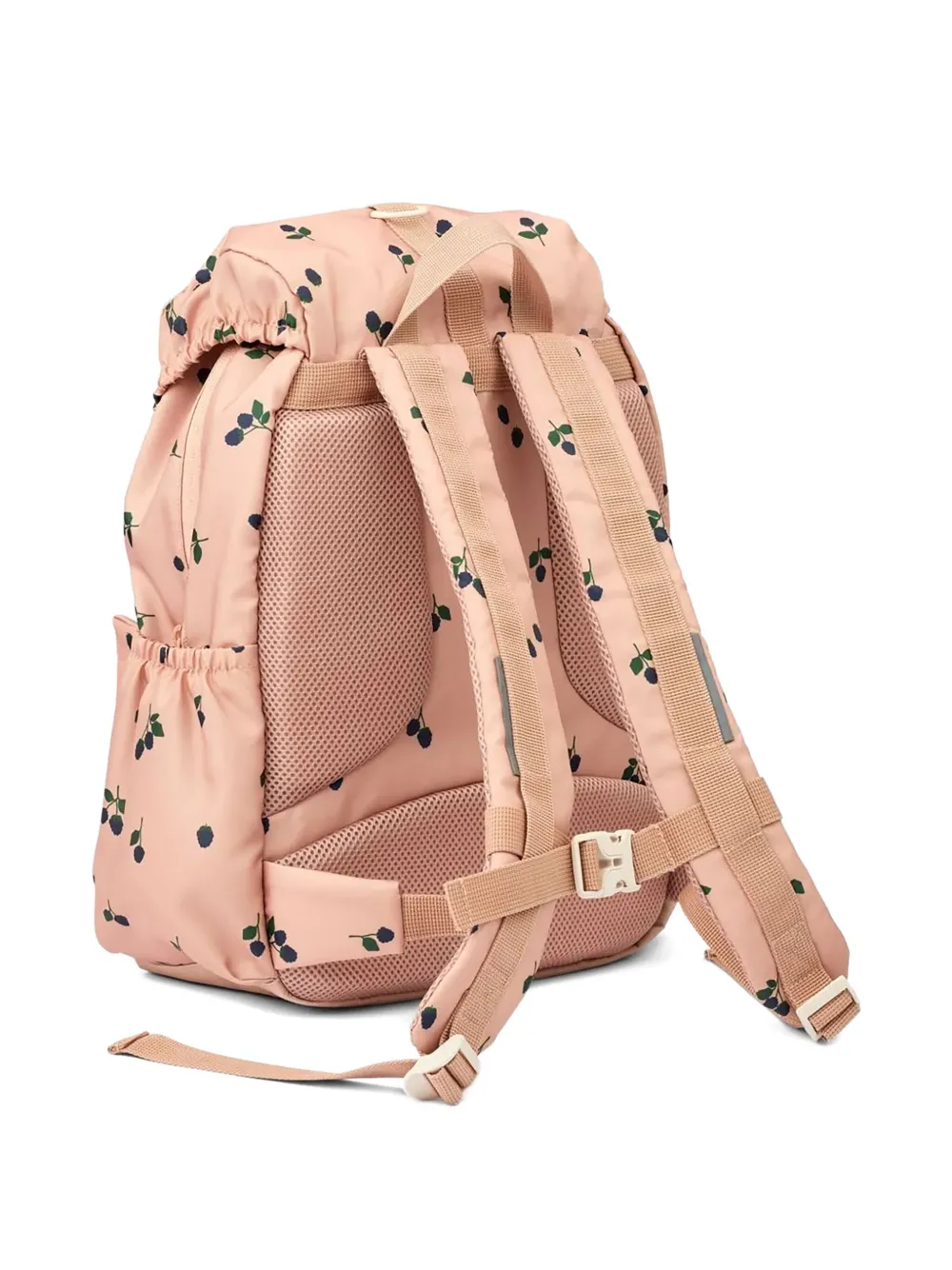 Liewood berry-print buckle backpack - Roze