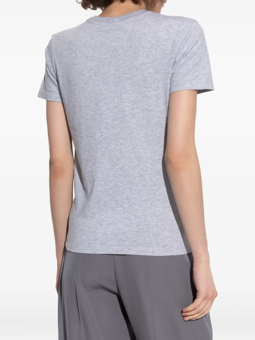 ETRO floral-print T-shirt Grijs