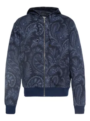 ETRO フローラルペイズリー ドローストリング フーディ パーカー ETRO フローラルペイズリー ドローストリング フーディ パーカー