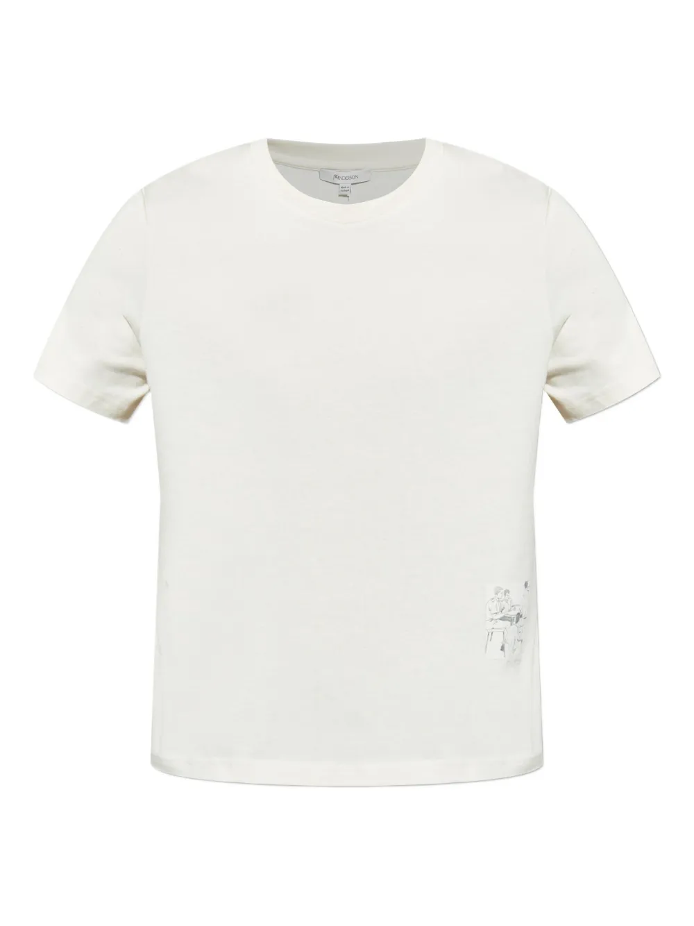 JW Anderson graphic-print T-shirt Wit