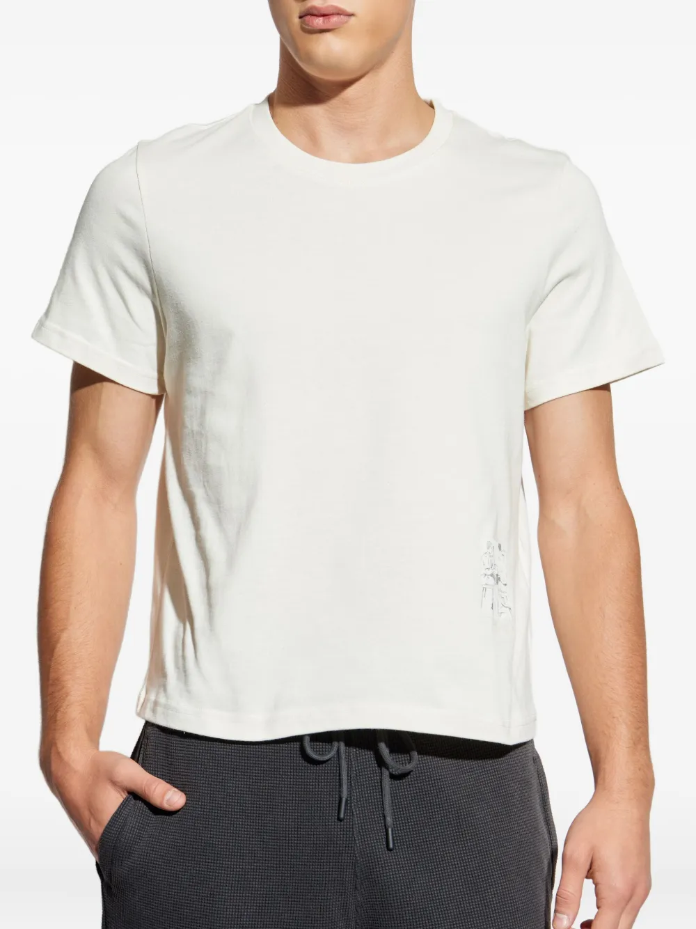 JW Anderson graphic-print T-shirt Wit
