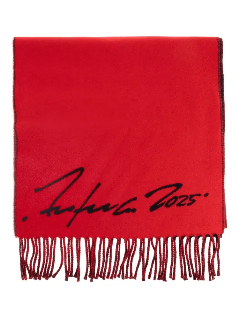 Kenzo x Futura 2000 fringed scarf