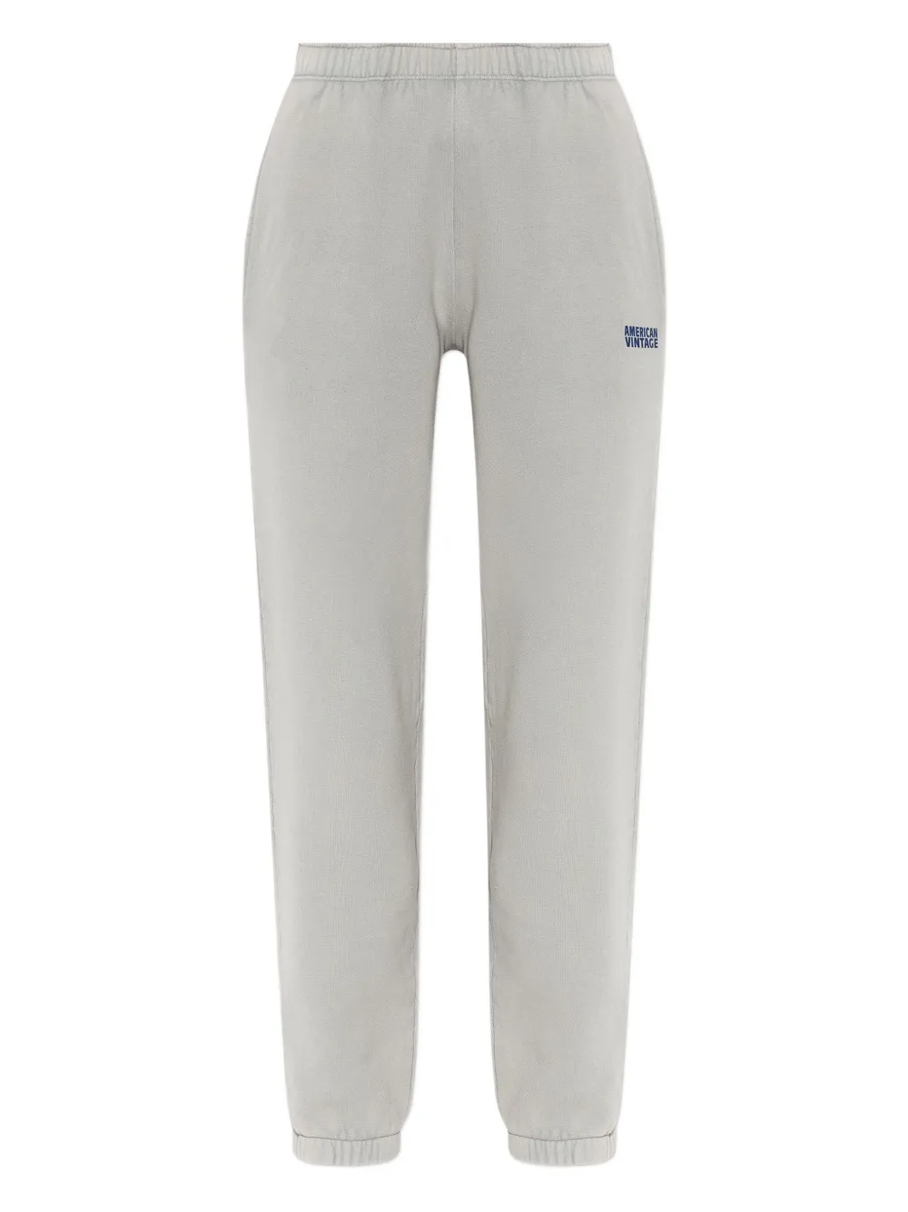 embroidered cotton track pants