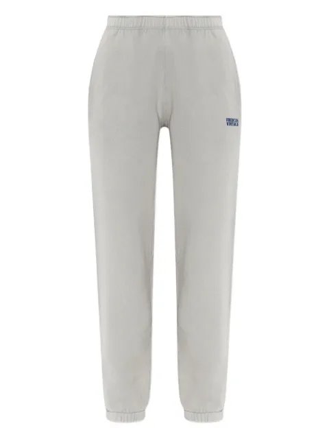 American Vintage embroidered cotton track pants 