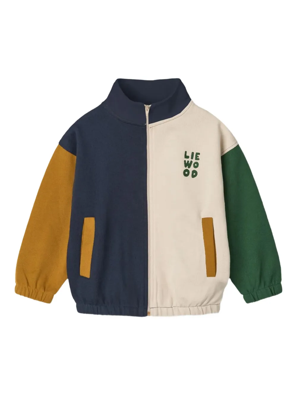 Liewood colour-block zip-up jacket | Blue | Image 1