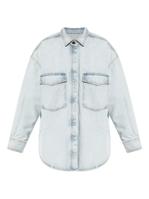 American Vintage Joybird patch-pocket denim shirt