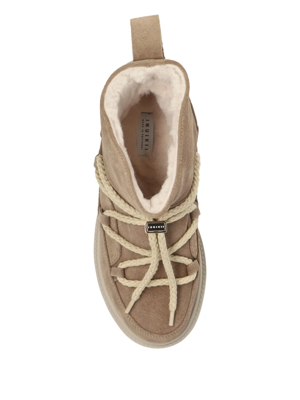 Inuikii lace-up platform boots Neutrals