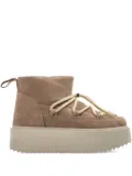Inuikii lace-up platform boots - Neutrals