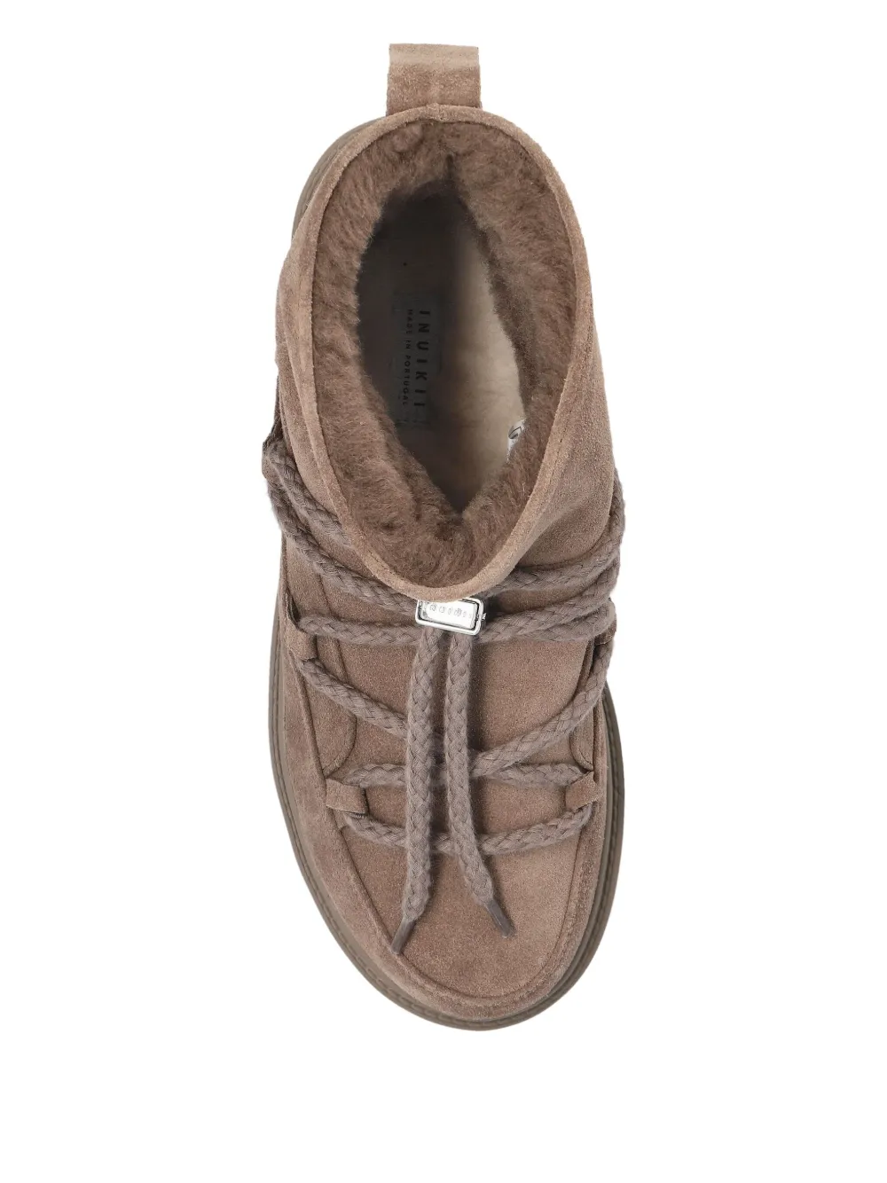 Inuikii lace-up platform boots Brown