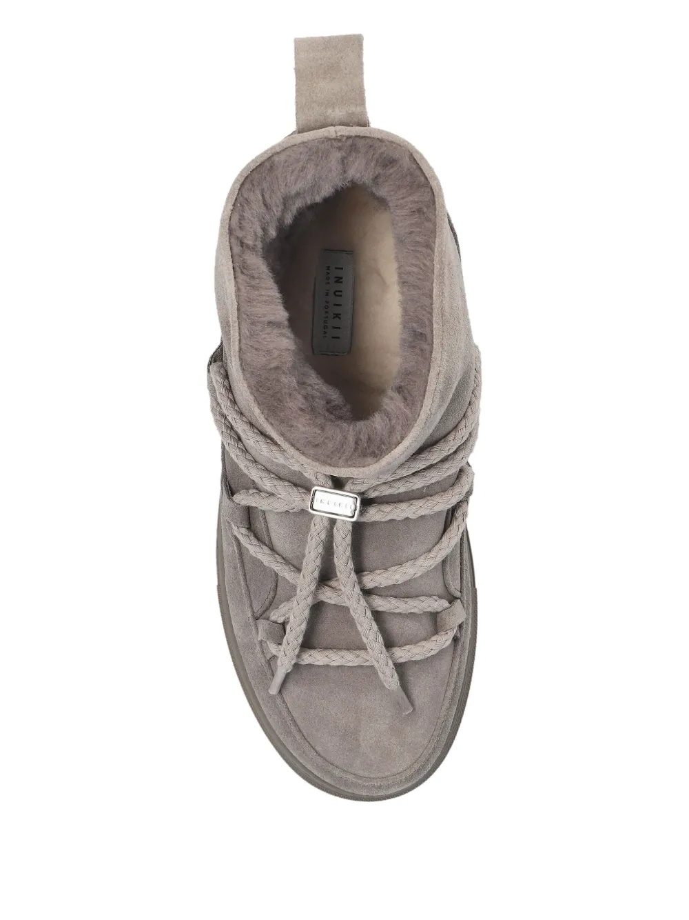Inuikii lace-up suede boots Grey