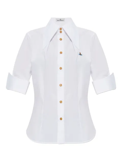 Vivienne Westwood Orb-embellished button-front shirt