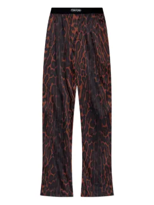 BALENCIAGA ロゴ パジャマ ワークパンツ 44 Balenciaga Logo Jacquard Wide-Leg Pajama Pants | Neiman Marcus