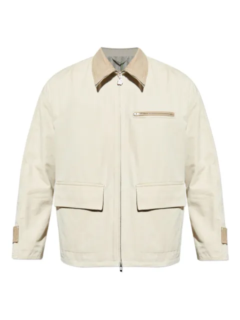 Kenzo flower-zip cotton jacket
