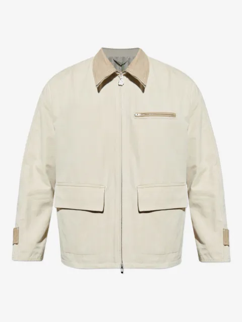 Kenzo flower-zip cotton jacket