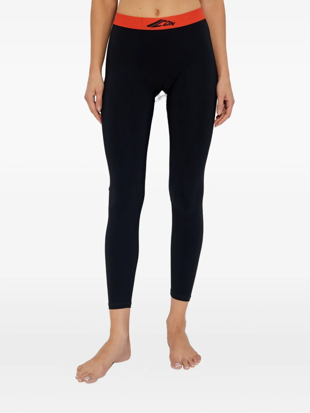 DSQUARED2 Legging met logoband Zwart