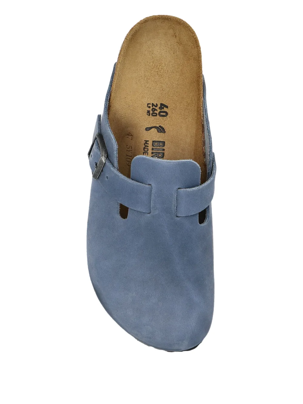 Birkenstock buckle leather sandals Blue