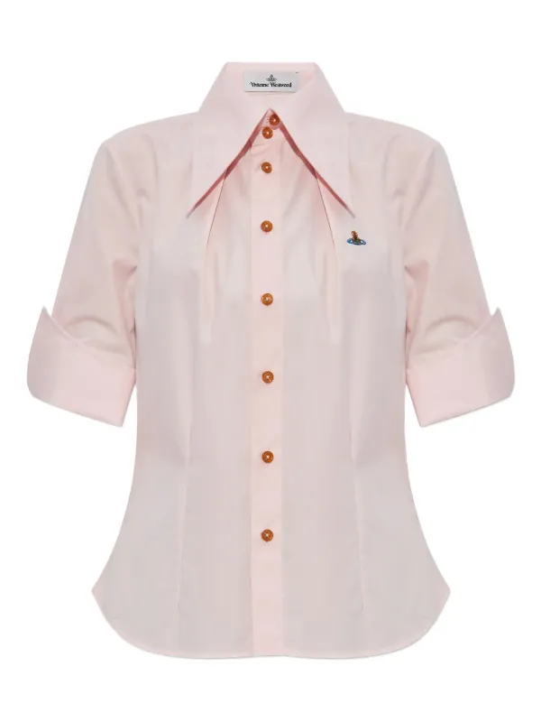 Vivienne Westwood Orb-embellished button-down Shirt Pink FARFETCH PH
