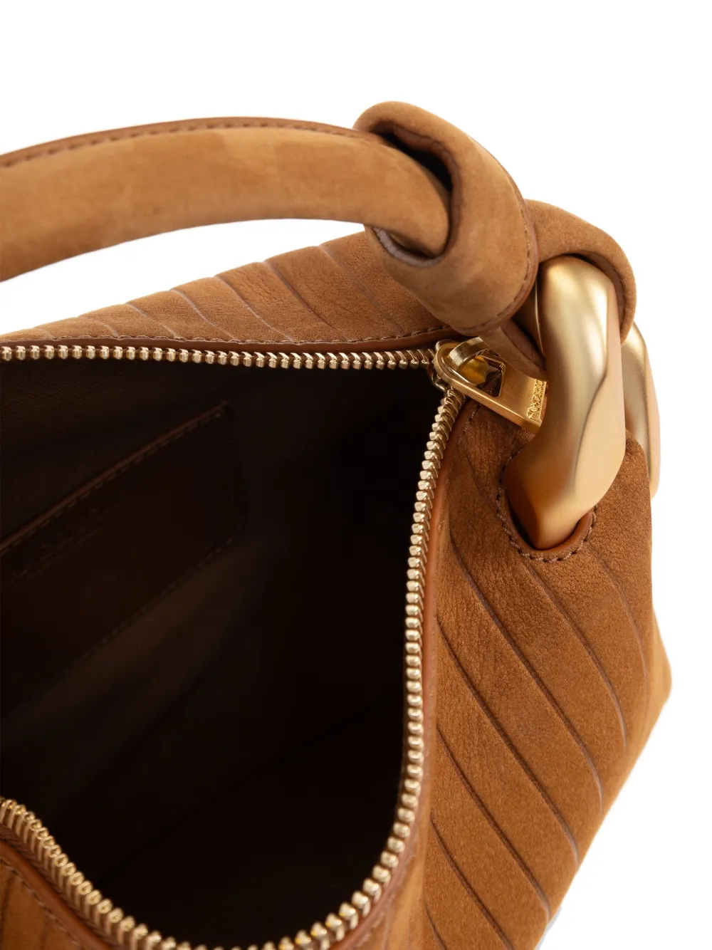 JW Anderson Corner kleine shopper met geknoopt handvat Bruin