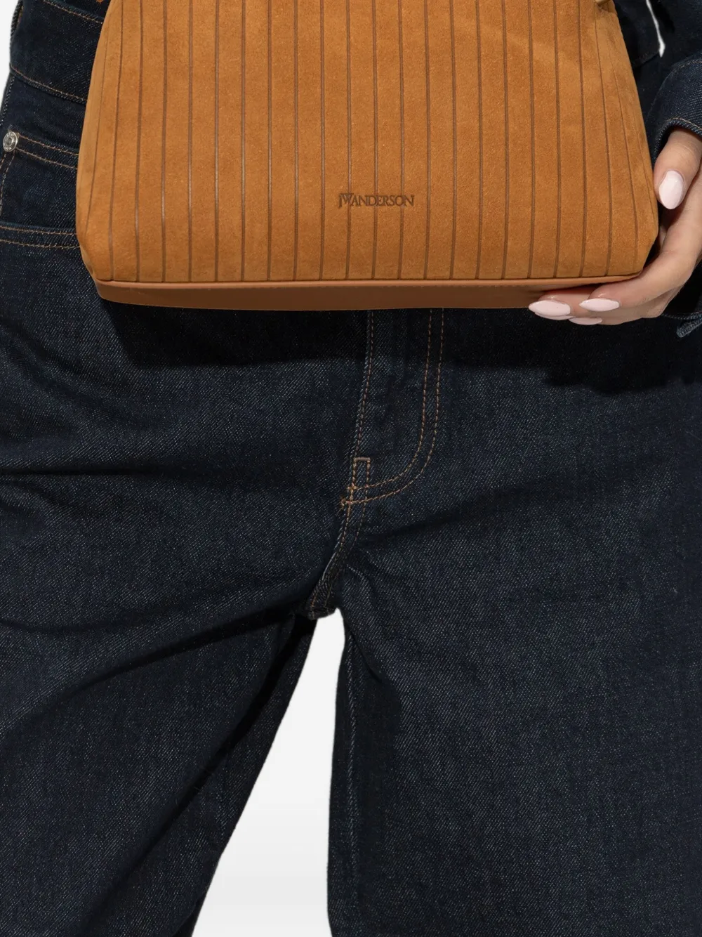 JW Anderson small Corner Corner knotted-handle tote bag - Bruin