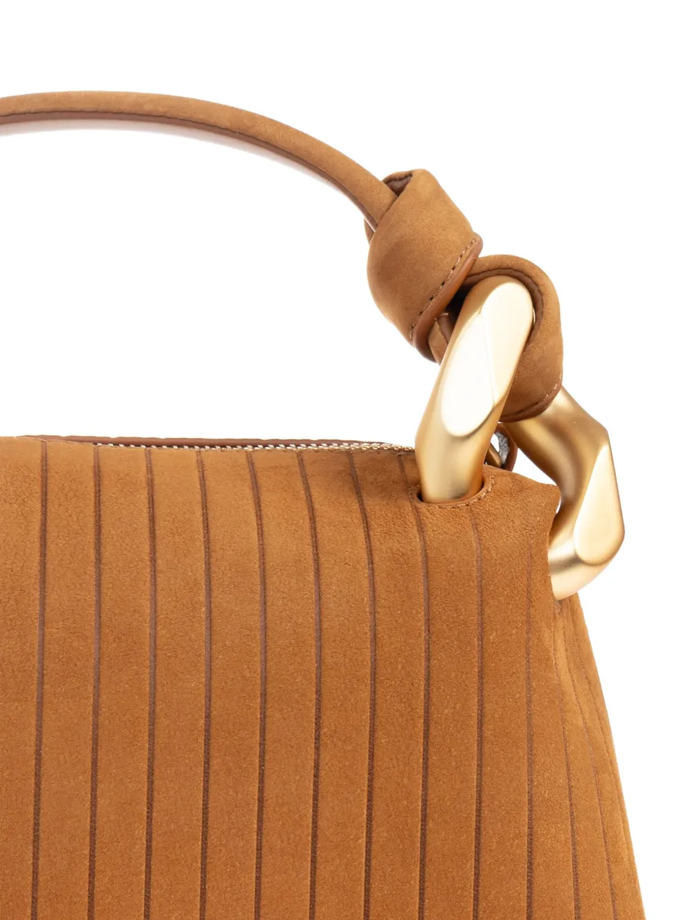 JW Anderson Corner kleine shopper met geknoopt handvat Bruin