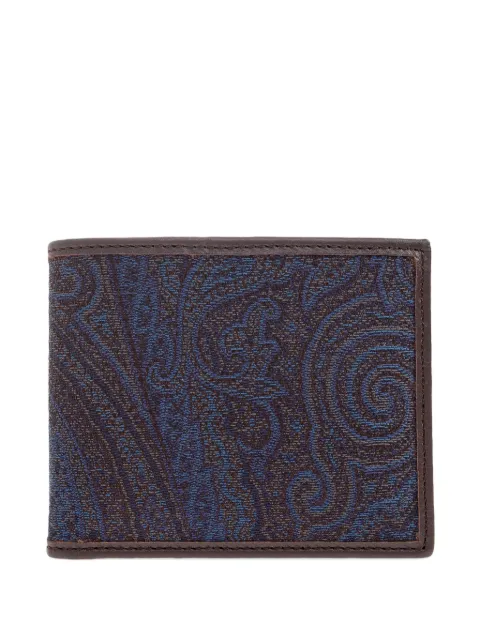 ETRO Portafoglio con stampa paisley