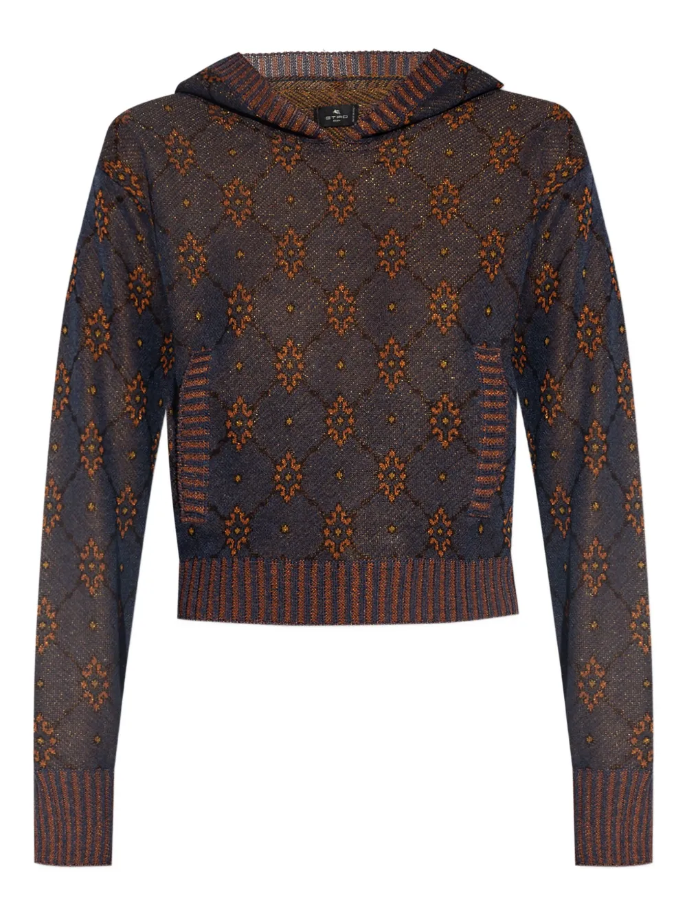 ETRO Hoodie met patroon Bruin