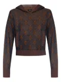 ETRO patterned hoodie - Brown