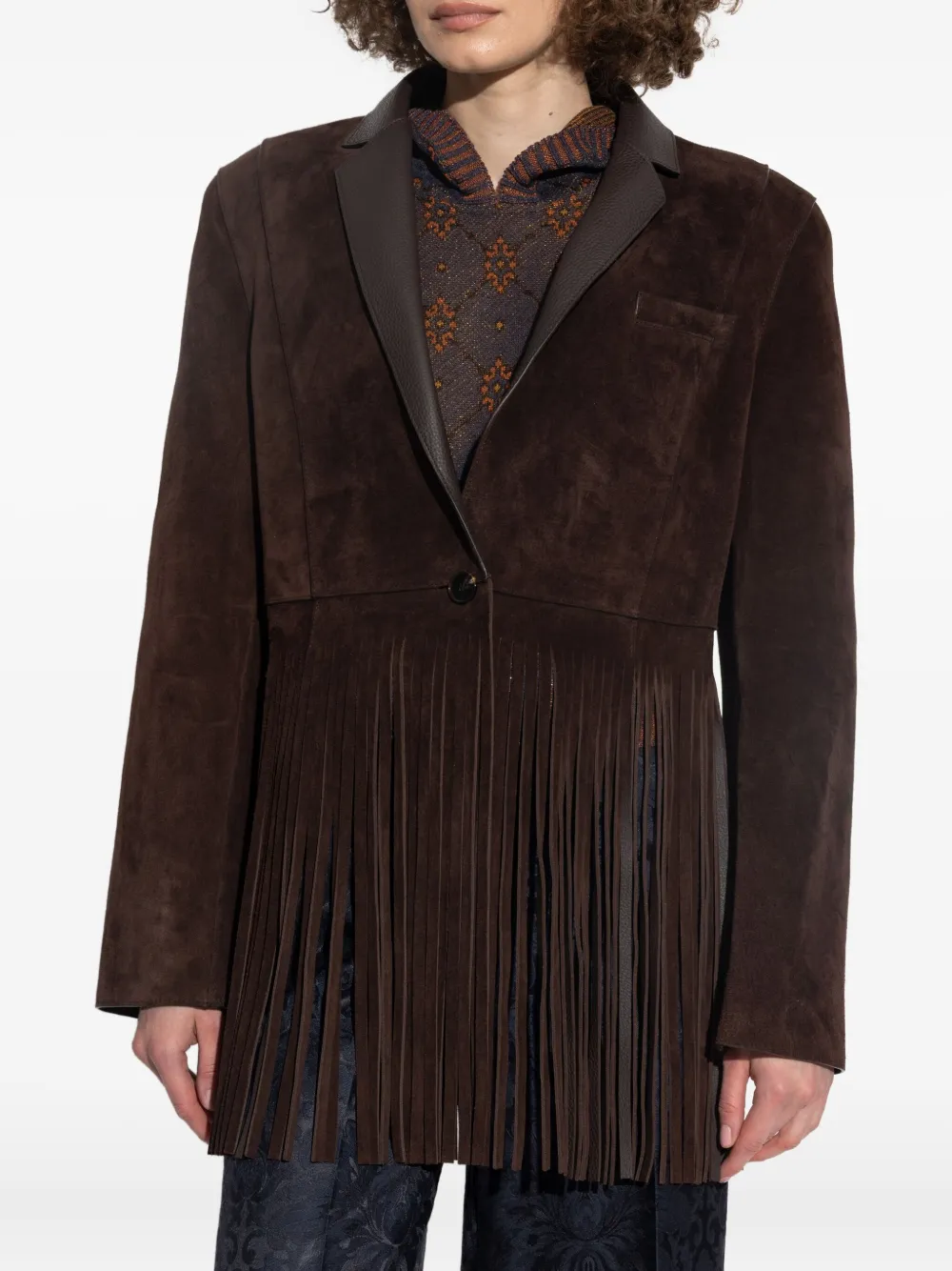 ETRO Jack met franje detail Bruin